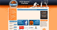 Desktop Screenshot of basket-la-charite.com