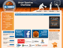 Tablet Screenshot of basket-la-charite.com